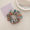 Diadema de cuerda para el cabello de celebridad de Internet con cabeza de bola, diadema francesa de intestino grueso, accesorios para el cabello de tela retro versátiles para niña