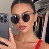 Gafas de sol nuevas de moda europea y americana, estilo vintage moderno, con un toque de alta gama, el mismo estilo que se populariza en internet, gafas con protección UV para hombres y mujeres