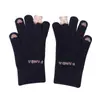 Guantes nuevos de Otoño e Invierno, Guantes de Punto Cálidos, Lindo Estilo Coreano Versátil con Dedos para Pantalla Táctil, Guantes de Dibujos Animados a Prueba de Frío para Mujer