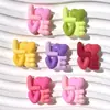 Accesorios de Resina Multicolores Brillantes de Dibujos Animados con Letras de Amor para DIY en Pinzas para el Cabello, Fundas de Teléfono, Botellas de Agua y Adornos para el Cabello al por Mayor