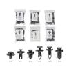 Acessórios de fivela de saco de carro 100/60 / 120 PCs plástico piercing prego clipe pára-choques Fender fivela