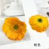 Cabeças de flor de papoula artificiais, Acessórios de cabeça de flor falsa de margarida DIY, Materiais para grampos de cabelo, Decorações para fotografia de casa