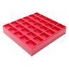 Caja de almacenamiento de monedas de 1 yuan, bandeja de plástico con ranuras para tarjetas, caja de puntos para monedas de juego, caja de conteo de placa multiusos para supermercado