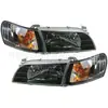 Aplicable a COROLLA AE100 AE101 Toyota Corolla Modificado Naranja Negro Fondo Lámpara de Faro Esquina Luz de Giro