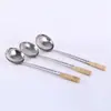 Venta Directa de Fábrica Cuchara Servidora de Mango Largo de Acero Inoxidable Moderna Simple para Hogar Restaurante Cantina Cuchara Servidora al por Mayor Cuchara para Servir Cuchara para Sopa