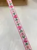 Cinta de jacquard bordada estilo nacional para lazos hechos a mano DIY de 1.1 cm-1.2 cm, accesorios para el cabello, tocado, cinturón para embalaje de caja de regalo