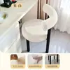 Chica Maquilladora Popular Crema de Vestir Taburete Moderno Silla de Comedor Simple de Diseñador Silla de Tocador para Dormitorio en Casa