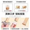Muebles para el Hogar Almohadillas Silenciosas para Patas Tipo Transparente con Fieltro Cojín Antideslizante Instalación Sencilla Sin Clavos ni Pegamento Silla Mesa
