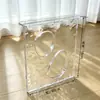 Fábrica de Origen Patas de Mesa Acrílicas Onduladas en V Forma de T Forma de Arco Patas de Soporte Transparentes Mesa de Comedor Mesa de Café Mesa de Comedor