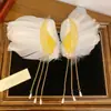 Adorno para el Cabello Lindo con Borla de Plumas Negro Lolita Alas de Ángel Pasador Pinza de Borde Mori Accesorios de Alto Rendimiento