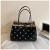 Bolso de lunares de alta calidad y gran capacidad para mujer, nuevo bolso de mano de moda otoño 2026, bolso de hombro estilo coreano para el día a día