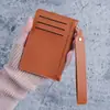 Billetera Pequeña para Monedas de Mujer, Portatarjetas Ultradelgado, Cierre de Cremallera, Estuche para Tarjetas de Color Sólido, Cartera con Ranuras Múltiples para Licencia de Conducir al por Mayor