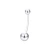 Estilo de moda europeo y americano anillo para ombligo de mujer embarazada lentejuelas acrílicas piercing de varilla UV para ombligo