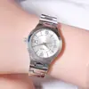 Relógio Feminino GEDI Calendário, Simples à Prova d'Água com Pulseira de Aço, Popular no Douyin