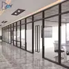 Divisórias de Vidro Personalizadas para Salas de Conferência, Paredes de Vidro Temperado à Prova de Fogo, Portas de Divisória Panorâmicas para Escritórios Ultrassonorizadas para Edifícios de Escritórios