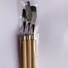 Espátula Especial para Pintura a Óleo Gouache Acrílico Pigmento Conjunto Madeira Aço Inoxidável Ponta Plana Faca de Cor
