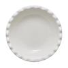 Tazón hondo de cerámica blanca pura para sopa para hotel, tazón de cerámica al por mayor, tazón de sopa de porcelana blanca con forma de encaje Sun Bowl