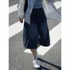 Pantalones pitillo azules de cintura alta para mujer, que estilizan y son cropped, adecuados para ir al trabajo, alargan las piernas, jeans casuales de nuevo estilo, pantalones de pierna ancha a la moda