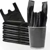 Precio de Fábrica Buena Calidad Bolsa de Empaque de Plástico Negro Bolsa de Chaleco Desechable Bolsa de Basura Engrosada Negra