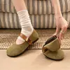 Zapatos Planos Suaves Estilo Hada Frijol Zapatos Mary Janes Zapatos de Noche Zapatos de Mujer 2026 Nuevo Estilo Retro de Corte Bajo para Mujer