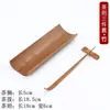 Estilo Chinês Bambu Esculpido Chá Vintage Bambu Chá Chá Chá Ducle Pavilhão de Chá Quantidade Conjunto de Chá Cerimônia de Chá Kung Fu Conjunto de Três Peças
