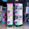Máquina de Premios con Mini Pinza Luz LED Personalizada Pago con Monedas y QR
