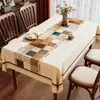 Mantel Estilo Americano, Impermeable, Resistente al Aceite, No Requiere Lavado, Nuevo Modelo 2026, Lujo Ligero, Sensación de Alta Gama, Rectangular, Mantel para Mesa de Comedor que Mejora el Ambiente
