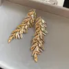 Brincos de borla geométrica floral estilo metálico europeu e americano, brincos de luxo leve de alta qualidade, brincos statement modernos e elaborados