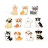 Acessórios fofos de cachorrinho transfronteiriços mais vendidos Pingente de colar de liga DIY Corrente de celular Chaveiro Ornamento artesanal