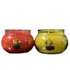 Vaso para vela de Buda 24 horas lámpara de mantequilla para vaso para vela de Buda lámpara tipo cuenco de Buda