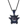 Desejo Venda Quente Explosões Personalidade Hip Hop Europeia e Americana Colar Engraçado Colar Pokemon Joias para Homens e Mulheres
