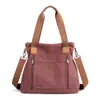 Bolsa Transversal para Mulheres 2026 Nova Versátil Grande Capacidade Bolsa de Mão Bolsa de Lona Bolsa de Ombro Casual Bolsa Feminina