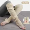 Meias de Yoga, Antiderrapantes, Profissionais Femininas para Pilates Outono e Inverno, Aquecedores de Pernas Longos Aconchegantes Acima do Joelho, Meias Largas para Bota de Neve
