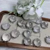 Borde Asa Blanco Natural Perla Individual Binaural Incrustación de Cristal Blanco Natural Accesorios DIY Wholesale Fideos de Huevo