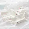 Estilo Doce Japonês Primavera e Verão Estilo Fresco Pequeno Morango Coelho Fofo Menina Roupa Íntima Feminina Algodão Puro Virilha Cintura Média Calcinha de Estudante