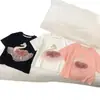 Blusa Feminina de Verão 2025 Nova Estilo Ocidental Desenho Animado Cisne Tridimensional Manga Curta Estilo Princesa Versátil