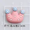 Tamanho Pequeno Pequena Beleza Coelho Borracha Macia Pvc Acessórios Patches Decorativos DIY Acessórios para Capa de Celular Materiais Capa para iPad Sapatos Chinelos