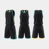 Conjunto de Uniforme de Baloncesto Retro Americano al por Mayor Rápido para Hombres y Mujeres, Chaleco de Secado Rápido Transpirable de Corte Holgado para Entrenamiento Deportivo Urbano