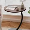 Mesa de Café Redonda Pequeña Creativa Personalizada Nórdica de Lujo Ligero para Sala de Estar de Hogar Apartamento Pequeño Mesa Auxiliar Redonda de Té para Ocio