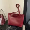 Bolso de mano retro transfronterizo de gran capacidad, bolso de hombro o axila simple y versátil, nuevo bolso de mano de moda europeo y americano para mujer