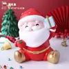 Produto criativo transfronteiriço novo: Lâmpada de malha de cristal Feliz Natal, luzinha brilhante, presente de Natal, ornamento de decoração de mesa