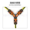 Conector de Três Vias de Plástico com Interruptor e Válvula, Uma Entrada e Duas Saídas, Divisor de Três Vias, Acessórios Conectores para Mangueira de Tubo de Água
