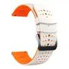 Adecuado para Huawei Gt6 Samsung S3 Garmin Xiaomi Suunto Smart Watch Correa de Silicona Bicolor Aliento de Bebé de 22 mm