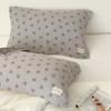 Funda de almohada de gasa clase A Algodón puro Par para el hogar Adulto Funda de almohada de algodón Absorbe el sudor y previene el aceite de la cabeza y se puede usar en todas las estaciones
