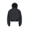 Item Quente de InvernoJaqueta de Algodão Masculina Zuoshandiao com Capuz e Gola de Pelo, Casaco de Algodão Masculino Espesso e Forrado com Fleece de Alta Qualidade