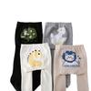 Leggings de otoño e invierno para bebés niñas, mallas gruesas con lijado, pantimedias infantiles de dibujos animados con trasero grande para niños, calcetines de bebé