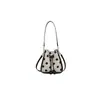 Bolso cruzado pequeño de diseño nicho transfronterizo de alta gama para mujer, nuevo bolso tipo cubo de hombro de moda versátil 2026
