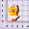 Pato Resentido Desenho Animado Feio-Fofo Acessórios de Resina Cola de Creme DIY Adesivos para Capa de Celular Acessórios de Cabelo Infantis Ímãs de Geladeira Decoração