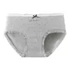 Pantis de algodón con lazo para mujer, de algodón con lunares y cintura media, bragas triangulares transpirables con ribete de encaje para estudiantes y niñas, comercio exterior