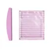 Tira de Esponja de Alta Elasticidade Personalizada em Forma de Meia-Lua Lixa de Unha Dupla Face Ferramenta de Manicure para Polimento e Remoção de Esmalte